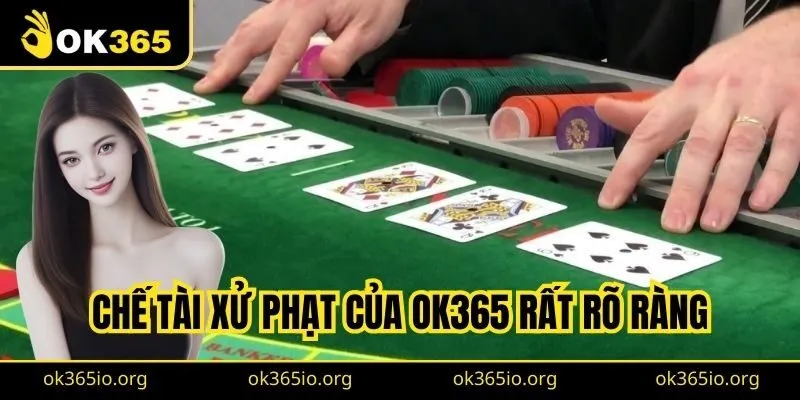 Chế tài xử phạt của OK365 rất rõ ràng