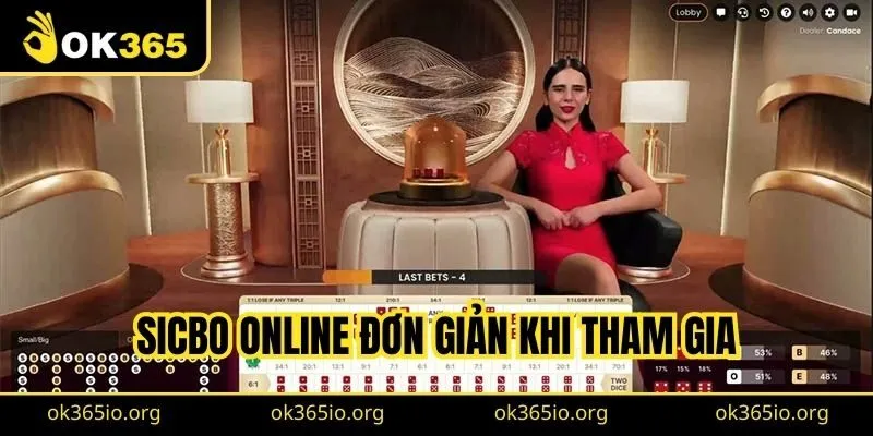Sicbo online đơn giản khi tham gia